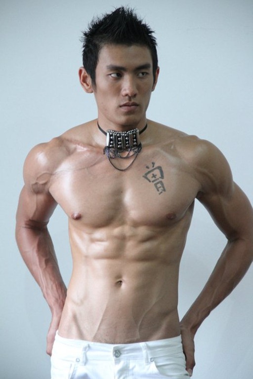 Asianmales-Little Shirtless Sexy with Unknown Male Model-25
