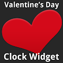 Valentine’s Day Clock Widget logo