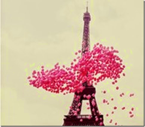 pink balloons in paris