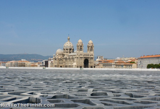 View of Cathedral from MuCem Marseille
