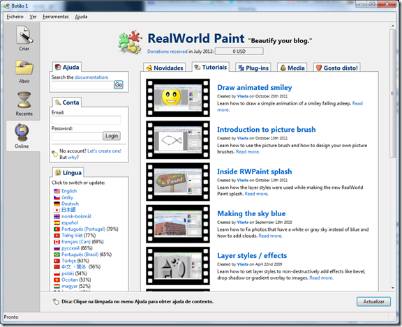 RealWorld Paint Interface
