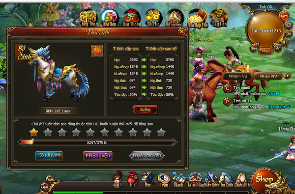 Lực chiến nhân vật phụ thuộc khá nhiều vào thú cưỡi.png