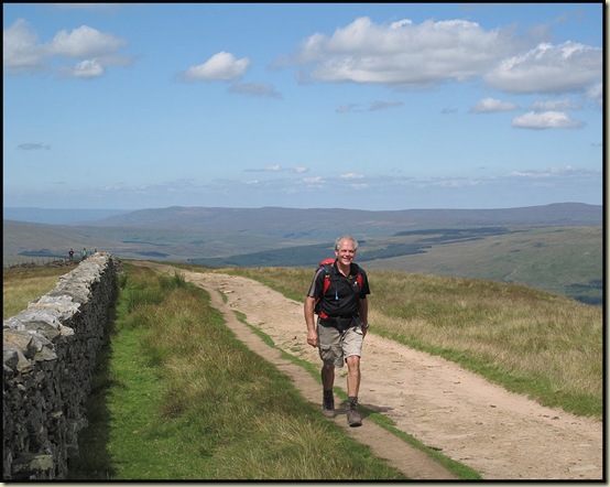 Roger makes it to the summit of Whernside