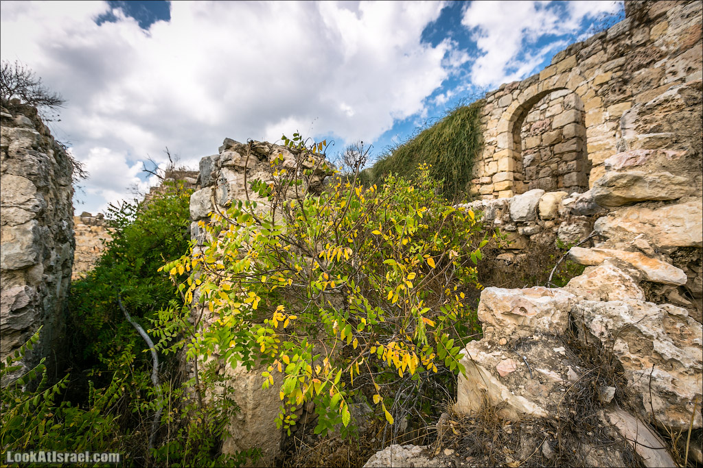 LookAtIsrael.com - Фото путешествия по Израилю | Крепость Бельмонт в кибуце Цуба | Belmont fortress