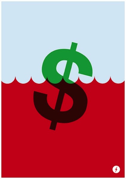 CC Photo Google Image Search Source is c2 staticflickr com  Subject is sinking dollar
