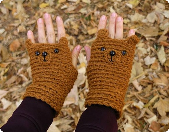 etsy fingerless-gloves-bear-original-design