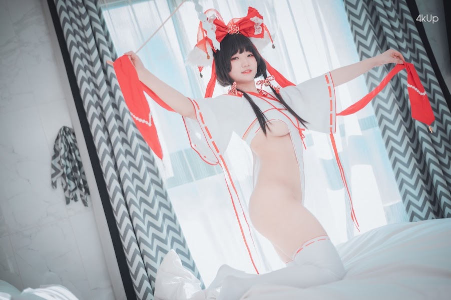 DJAWA Photo – Mimmi (밈미) Kitsune Miko (A ver)
