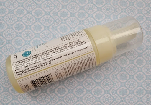consonant foaming face wash