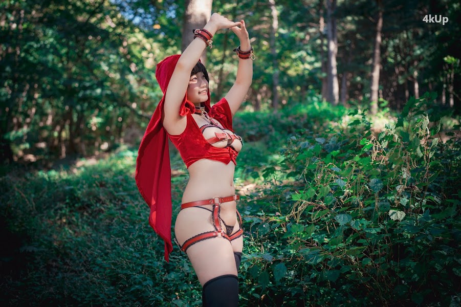 DJAWA Photo – Mimmi (밈미) Naughty Red Hiring Hood