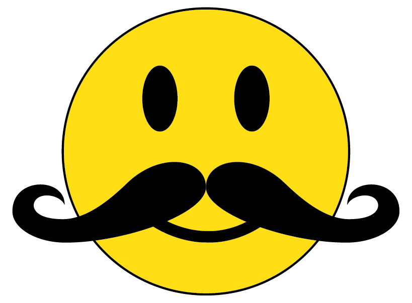 funny mustache clip art - photo #40