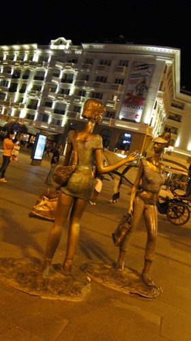 Estátuas em Skopje