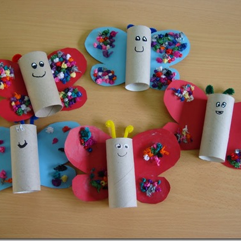 manualidades para niños con tubo de papel higiénico