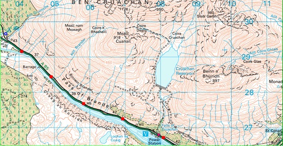 Ben Cruachan Hydro Plan View
