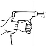 HAND DRILL COLORING PAGES