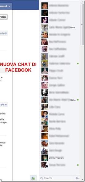 nuova chat facebook