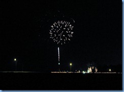 6615 Texas, South Padre Island - KOA Kampground - South Padre Island's New Years fireworks from our RV