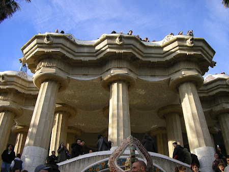 Obiective turistice Barcelona: Parcul Guell facut de Gaudi