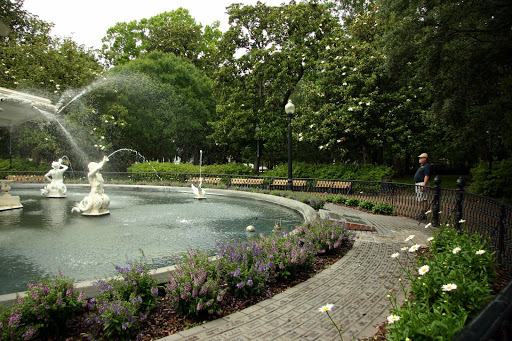 Fountain on Forsyth Square in Savannah