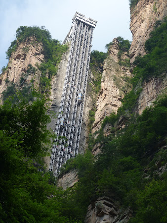 Imagini Zhangjiajie - Avatar: liftul lipit de stanca