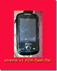 Xtreme x1 RDA CPU (8MB) Flash File Free Download