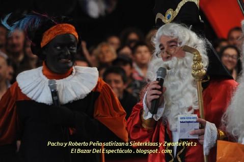 Pachu y Roberto Peña satirizan a Sinterklaas y Zwarte Piet 2.jpg