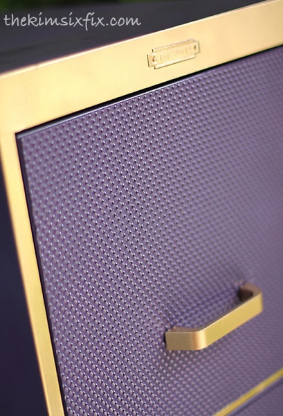 Textured filing cabinet