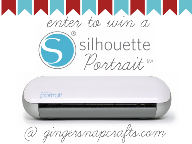 enter to win a Silhouette Portrait at GingerSnapCrafts.com