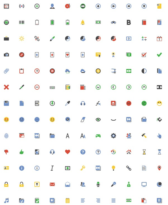 Google Plus icons
