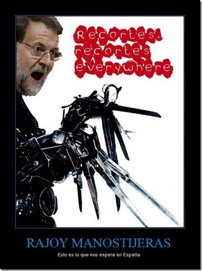 Rajoy-Manostijeras...