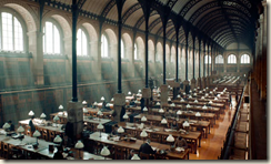 Salle de lecture de la bibliothèque Sainte-Geneviève