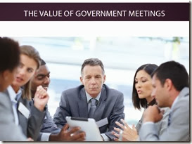 Value of Government Meetings