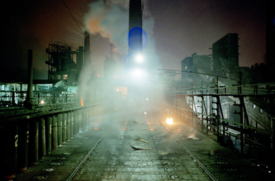 Industrial emissions at a coal coking plant in China. Ian Teh / Panos