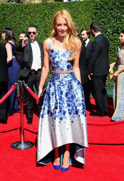 Cat Deeley attends the 2014 Creative Arts Emmy Awards