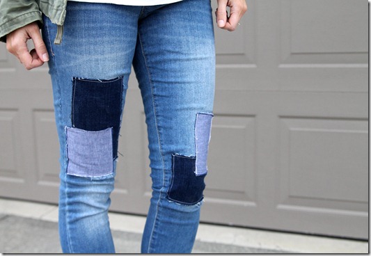 Patched Denim Tutorial - ONE little MOMMA