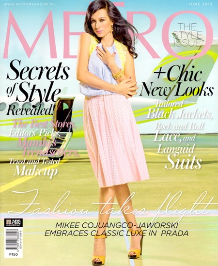 Mikee Cojuangco-Jaworski for Metro June 2012