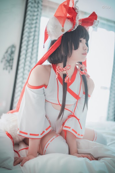 DJAWA Photo – Mimmi (밈미) Kitsune Miko (A ver)