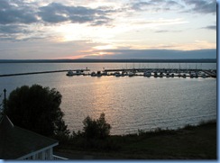 2762 Wisconsin US-2 East - Ashland - Best Western Hotel Chequamegon - sunset over Lake Superior  we can see from our room