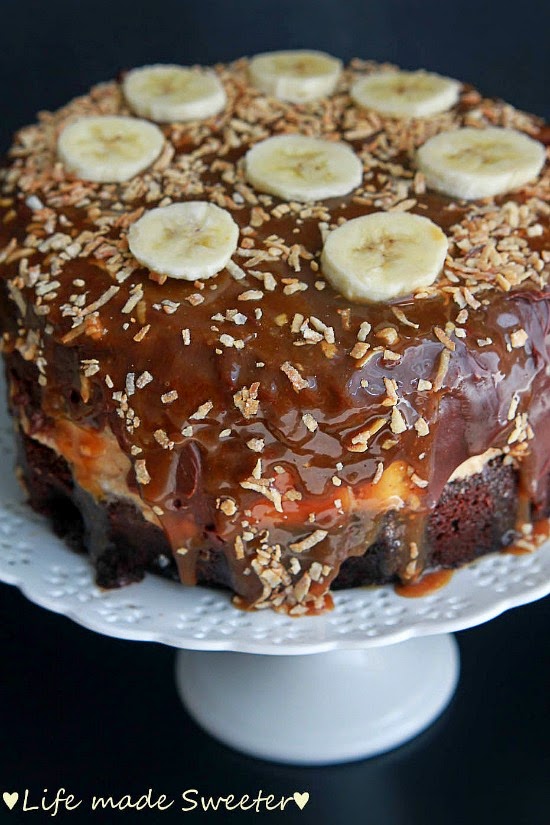 Chocolate Cake & Bananas with Salted Caramel Frosting 2.jpg