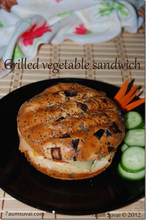 Grilled vegetable sandwich pic2