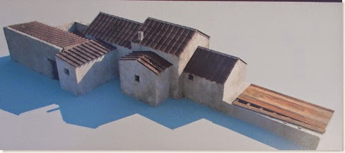 Villa romana de l´Alfas del Pi - Reconstrucción del posible aspecto exterior de las termas