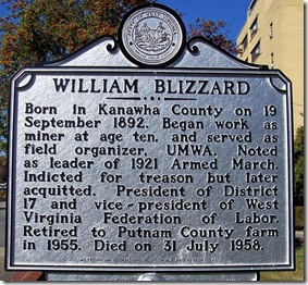 William Blizzard marker in Charleston, WV (Click any photo to enlarge)