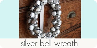 silver bell wreath