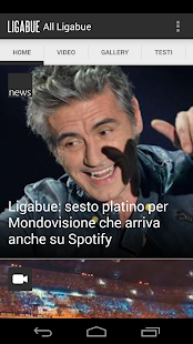 Ligabue news video testi Screenshots 1