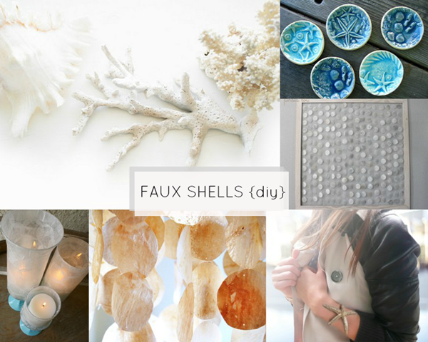 Shells_Faux Shells {diy}