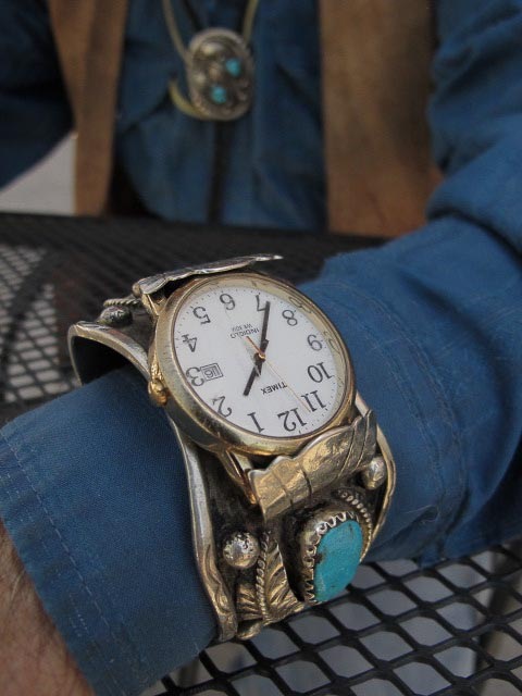 Embree Hale Turquoise and Silver Watch