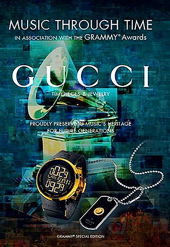 Gucci Music Through Time Grammy Museum Travelling Exhibiton