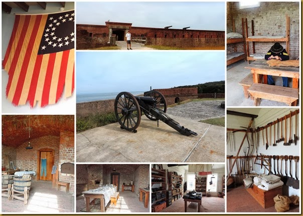 fort clinch collage