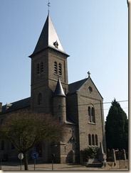 Lijsem (Lincent), rue de l'Ecole: kerk uit 1905