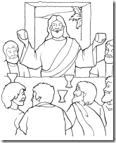 ultima cena jesus colorear (2) ultima cena jesus colorear (2)