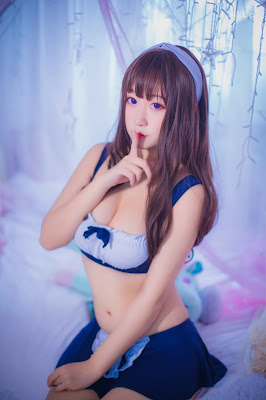 Coser@Mao Jiu Jiang Sakura (猫九酱Sakura) 女仆式死库水